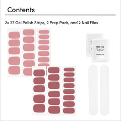 Dashing Diva Gloss Desert Neutrals merit nails close-up with vibrant color and glossy shine