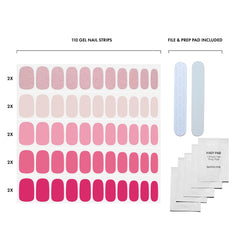Dashing Diva Gloss application close-up demonstrates fast, wrinkle-free wear.