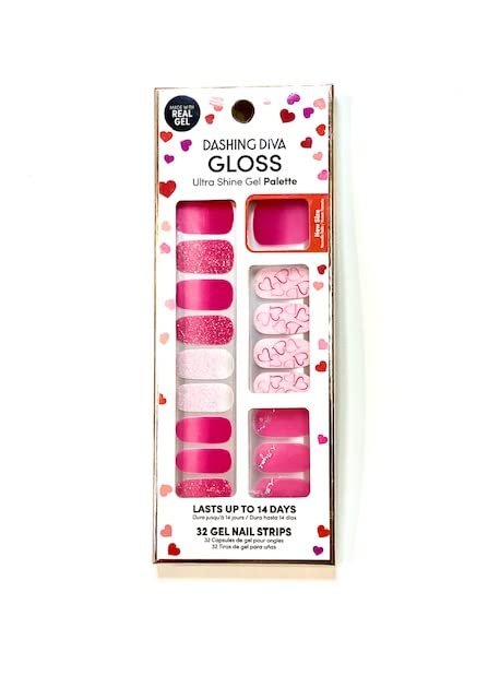 Dashing Diva Gloss Ultra Shine Gel Palette Cutie Pie for a glassy manicure at home