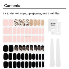 Dashing Diva prep pad and file included for clean nail prep.
