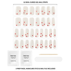 Dashing Diva Valentine Glaze application process showing dome-fit for salon-like results
