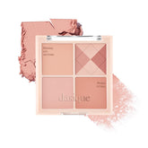 Dasique Blending Mood Cheek 04 Beige Knit, palette compacte pour teint lumineux et durable.