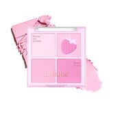 Dasique Blending Mood Cheek Berry Smoothie palette with four berry tones for versatile looks.