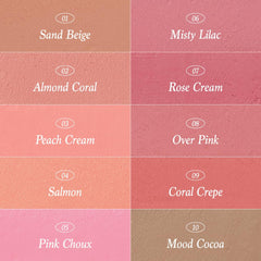 Swatch shows creamy texture and even pigment on Dasique Mood Blur Lip Pencil