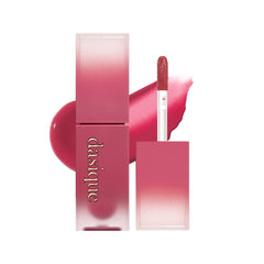 dasique Cream De Rose Tint #06 Ruby Jam swatch shows creamy matte color on skin.