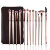 Daubigny 12-piece eye makeup brush set for precise blending and professional results.