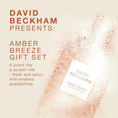 David Beckham Amber Breeze top notes offer an uplifting opening
