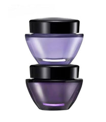 Day Cream and Night Cream set bottle close-up highlighting firming potential.