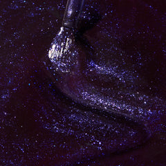 Dazzle Dry Fast Lane nail lacquer swirl demonstrates even color payoff.