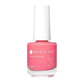 Dazzle Dry Going Cray Sea coral pink lacquer bottle with quick-dry formula.