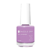Dazzle Dry Lavender Parade bottle front showing warm lavender shade for long wear.