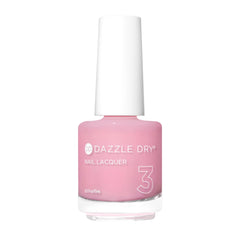 Dazzle Dry Pinkies Up Step 3 bottle in pale pink with quick-dry appeal.