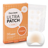 Dazzlook Ultra Pimple Patches close-up showing thin edge for discreet wear.