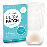 Dazzlook Ultra Pimple Patches packaging with a compact 48-count box for daily use