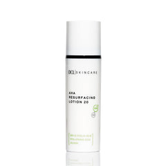 DCL AHA resurfacing lotion 20% bottle close-up showing high-strength exfoliation.