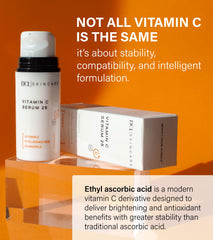 DCL Vitamin C Serum 25 dropper enables precise, mess-free application.