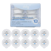 ddg Travel Size Cleansing Balm packaging highlights hygienic, travel-ready design for quick makeup removal.