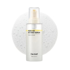 De:maf Here-Oh My First Hydrating Serum bottle for deep hydration and smooth skin.