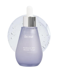De:maf Panthenol 30% Wonder Drops bottle for instant calming and radiant skin.