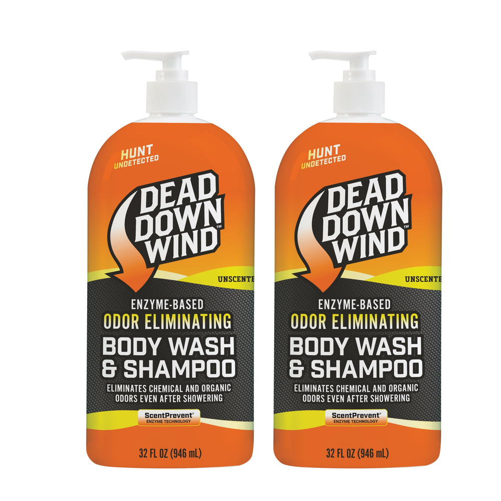 DEAD DOWN WIND Body & Hair Soap pump top 32 oz ready for easy pre-hunt cleansing