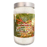 Dead Sea Collection bath salts with eucalyptus jar close-up for spa-like relaxation