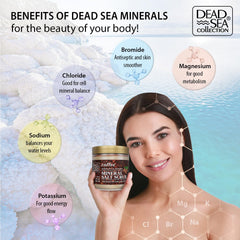 Dead Sea Collection wash rinse demonstrates easy removal and refreshed, clean feel.
