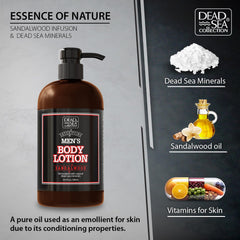 Dead Sea Collection mineral-rich lotion closeup showcases nourishing minerals.