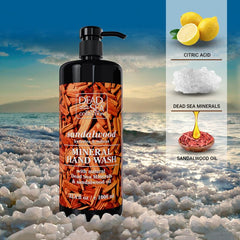 Dead Sea Collection sandalwood oil fragrance refreshes as you wash your hands.