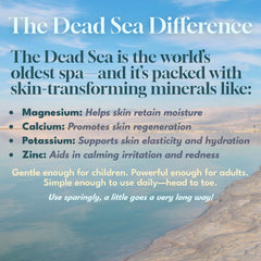 Dead Sea Warehouse Amazing Minerals Moisturizer face application delivers soft, hydrated skin