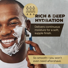 Head shaving with Deadeye Dick's 3-in-1 butter for even, irritation-free results