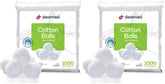 Dealmed cotton balls bulk pack in resealable bag for versatile cleaning and gentle application.