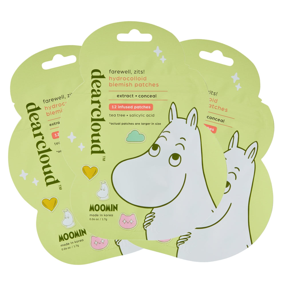 Dearcloud Moomin patches packaging for travel and easy storage.