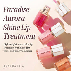 DEARDAHLIA Paradise Aurora 3D Sparkle Lip creates luminous dimension and glow.
