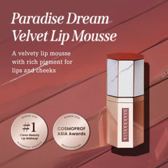 DEARDAHLIA Paradise Dream Velvet Lip Mousse applicator applying precise color