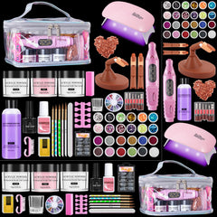 Deciniee nail kit glitter powder colors for vibrant DIY nail art at home