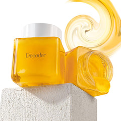 Decoder Honey Cleansing Jelly jar closeup showing rich hydration texture