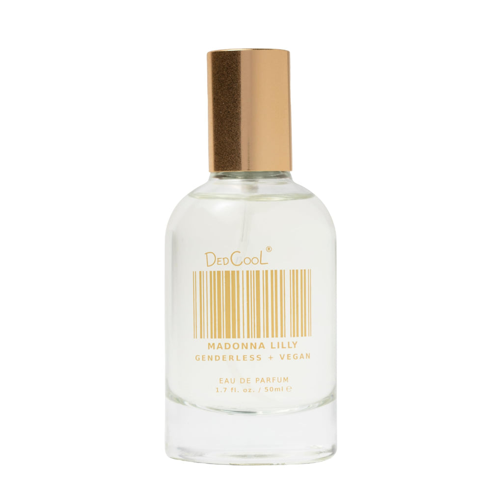 DedCool Madonna Lilly bottle front for a bold unisex scent for daily wear