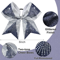 DEEKA bow elastic band secure fit keeps hair in place during routines.
