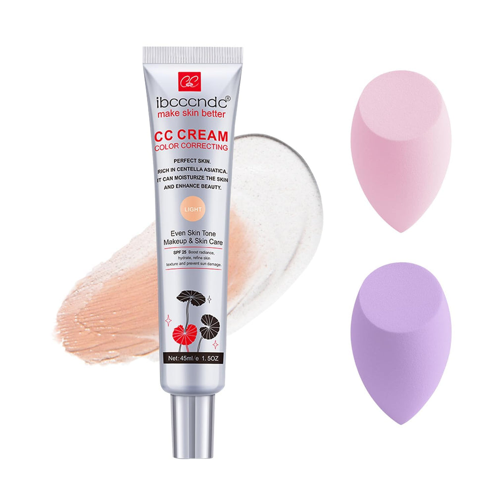 DEERELF Color Correcting CC Cream bottle for a quick flawless base.