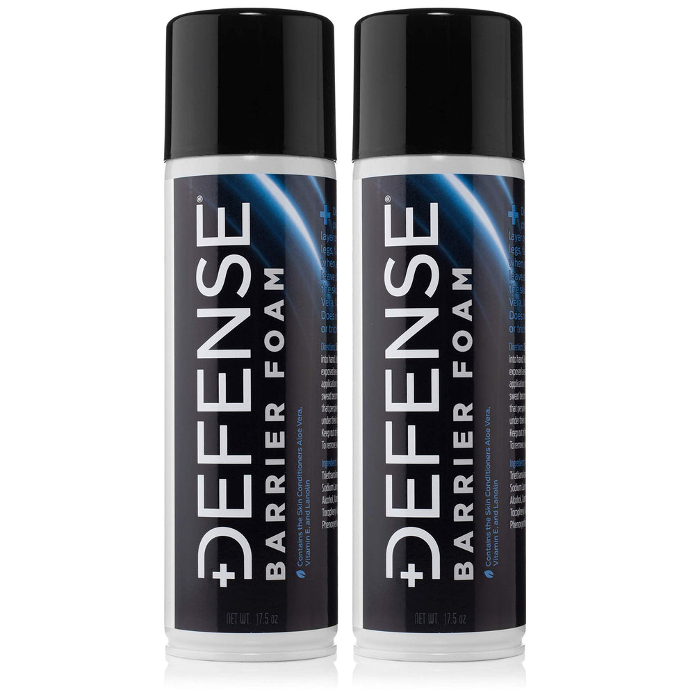 Defense Soap Barrier Foam bottle pour demonstrates easy application to protect skin during practice