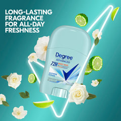 Degree Advanced Shower Clean bottle closeup on sleek packaging