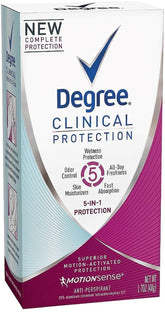 Degree Clinical Protection 5-in-1 three-pack front view for all-day dryness and freshness