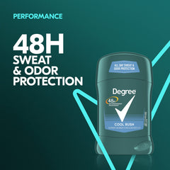 Degree Men Cool Rush anti-perspirant dry-swipe for all-day confidence.
