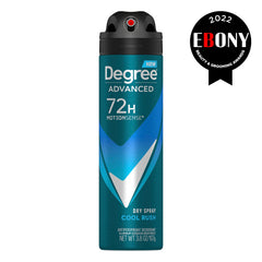 Degree Men Cool Rush scent profile highlighting Arctic freshness for daily wear