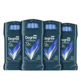 Degree Men Cool Rush stick-application shows smooth glide for all-day freshness.