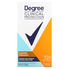 Degree Wmns Clincl Pro Summer Strength stick for precise, mess-free application.