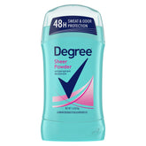 Degree Women Sheer Powder 6-pack for all-day freshness with an invisible finish.