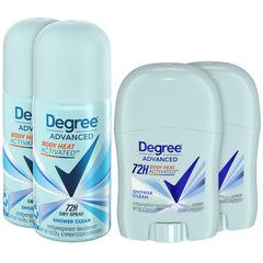 Degree travel mini spray bottle for on-the-go freshness