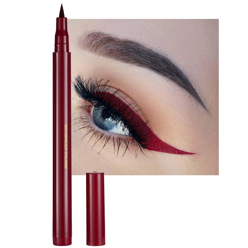 DekRion liquid eyeliner cap close-up showing secure closure and quick-dry performance