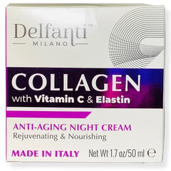 Delfanti-Milano night cream pump application for easy nightly use